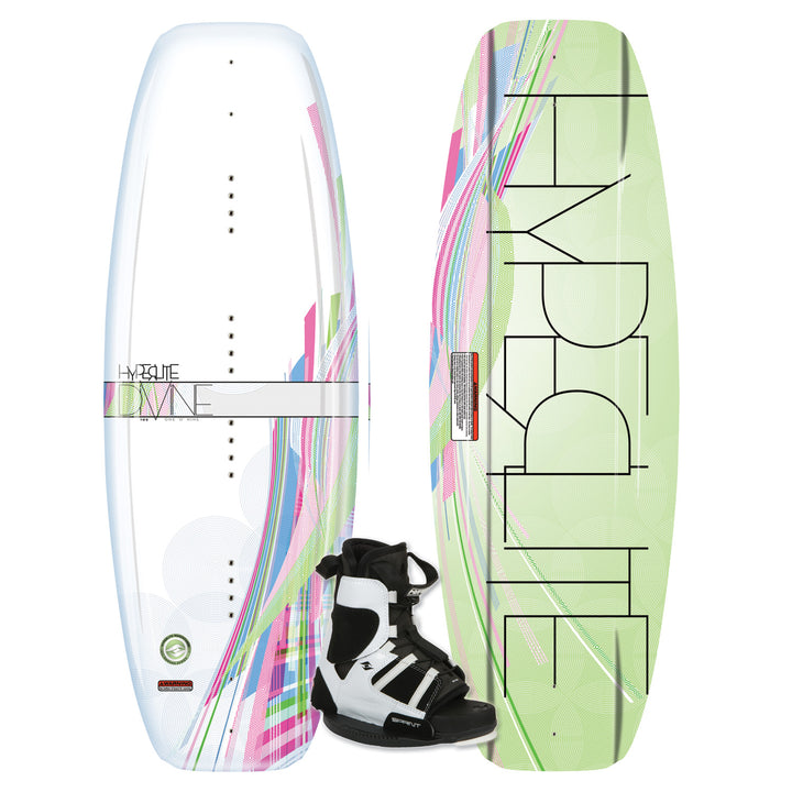 Hyperlite Divine Jr Wakeboard + Sprint Boots - Girl's 2011