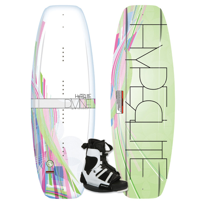 Hyperlite Divine Jr Wakeboard + Sprint Boots - Girl's 2011