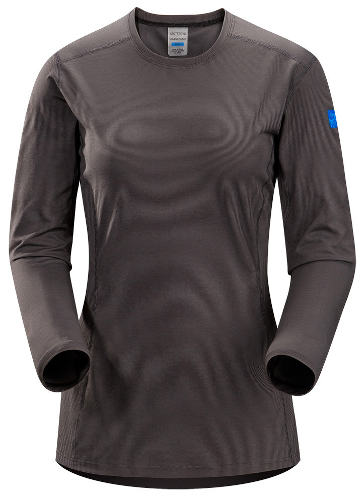 Arc'teryx Phase SL Crew Neck Long Sleeve Baselayer Top - Women's Graphite