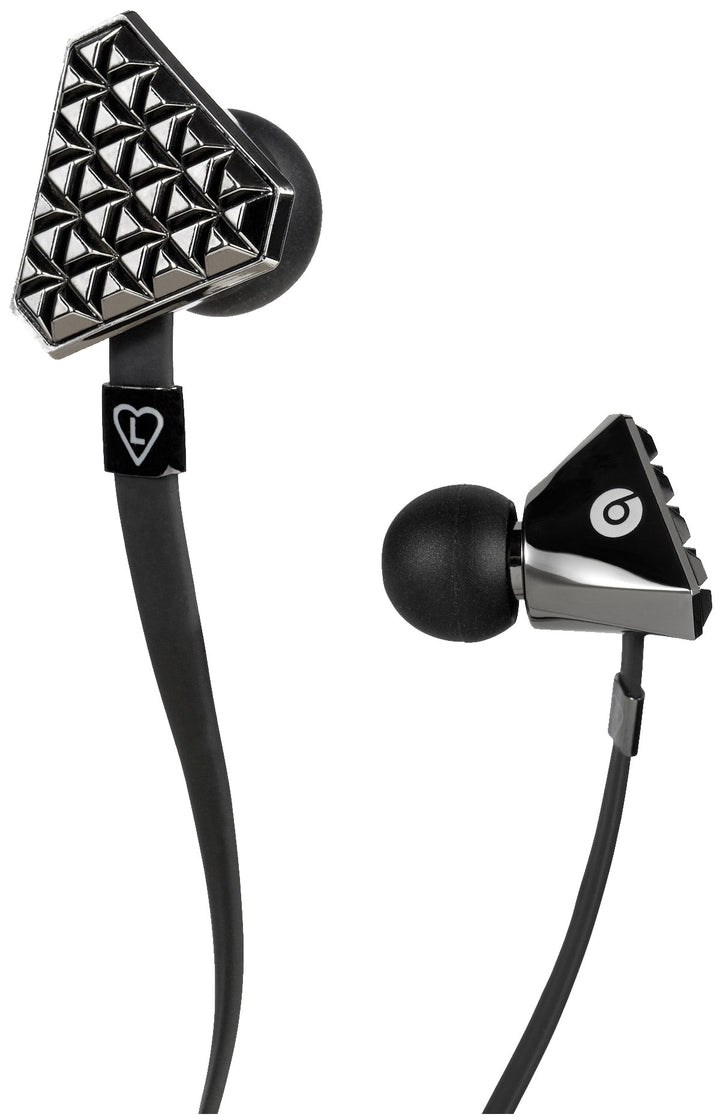 Beats by Dre Heartbeats by Lady Gaga Headphones Black Chrome