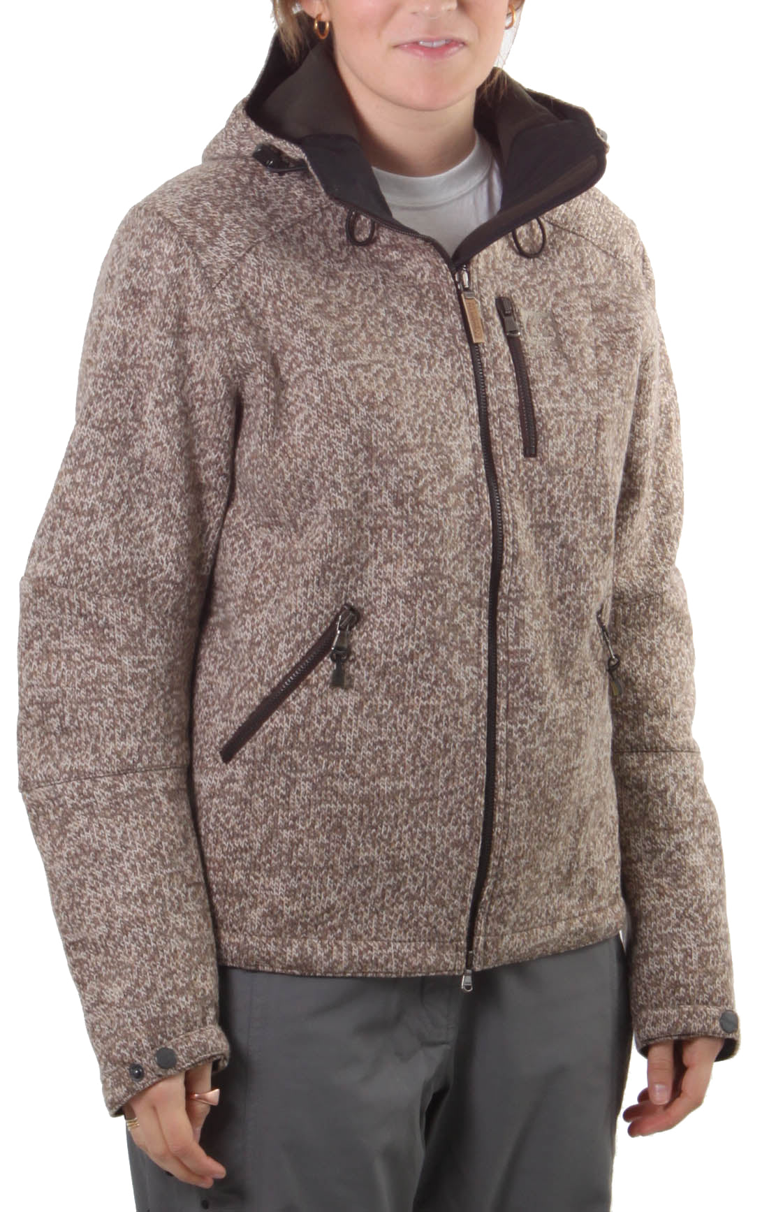 66 North Vindur Jacket - Women's Heathered Light Brown