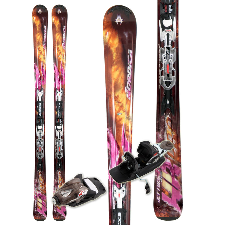 Nordica Hot Rod Jet Fuel Skis + XBI CT Bindings 2011