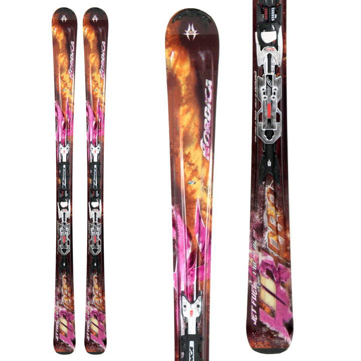 Nordica Hot Rod Jet Fuel Skis + XBI CT Bindings 2011