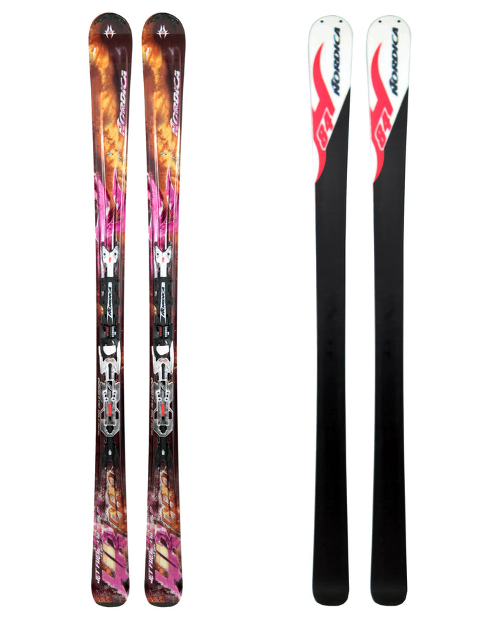 Nordica Hot Rod Jet Fuel Skis + XBI CT Bindings 2011