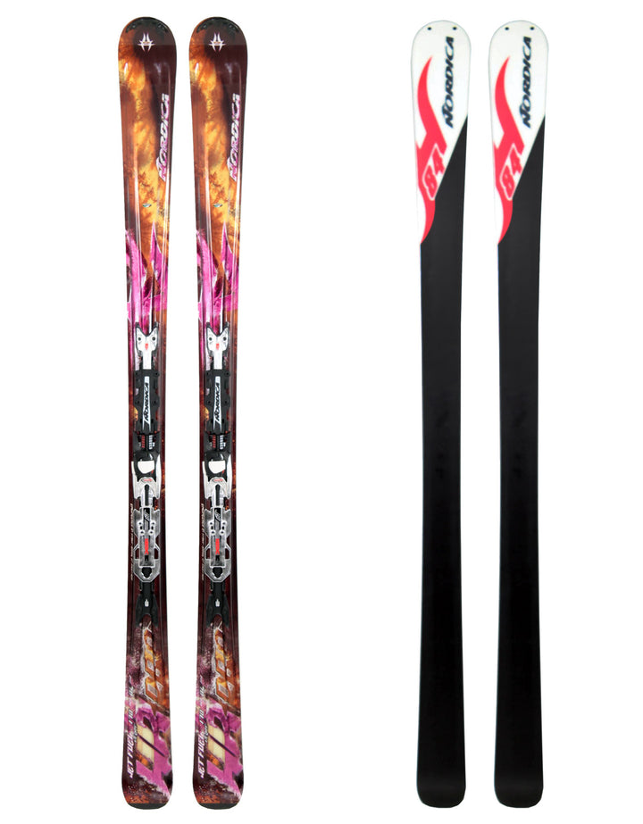 Nordica Hot Rod Jet Fuel Skis + XBI CT Bindings 2011