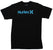 Hurley O&O Glow Mens Ss T-Shirt Black Cyan