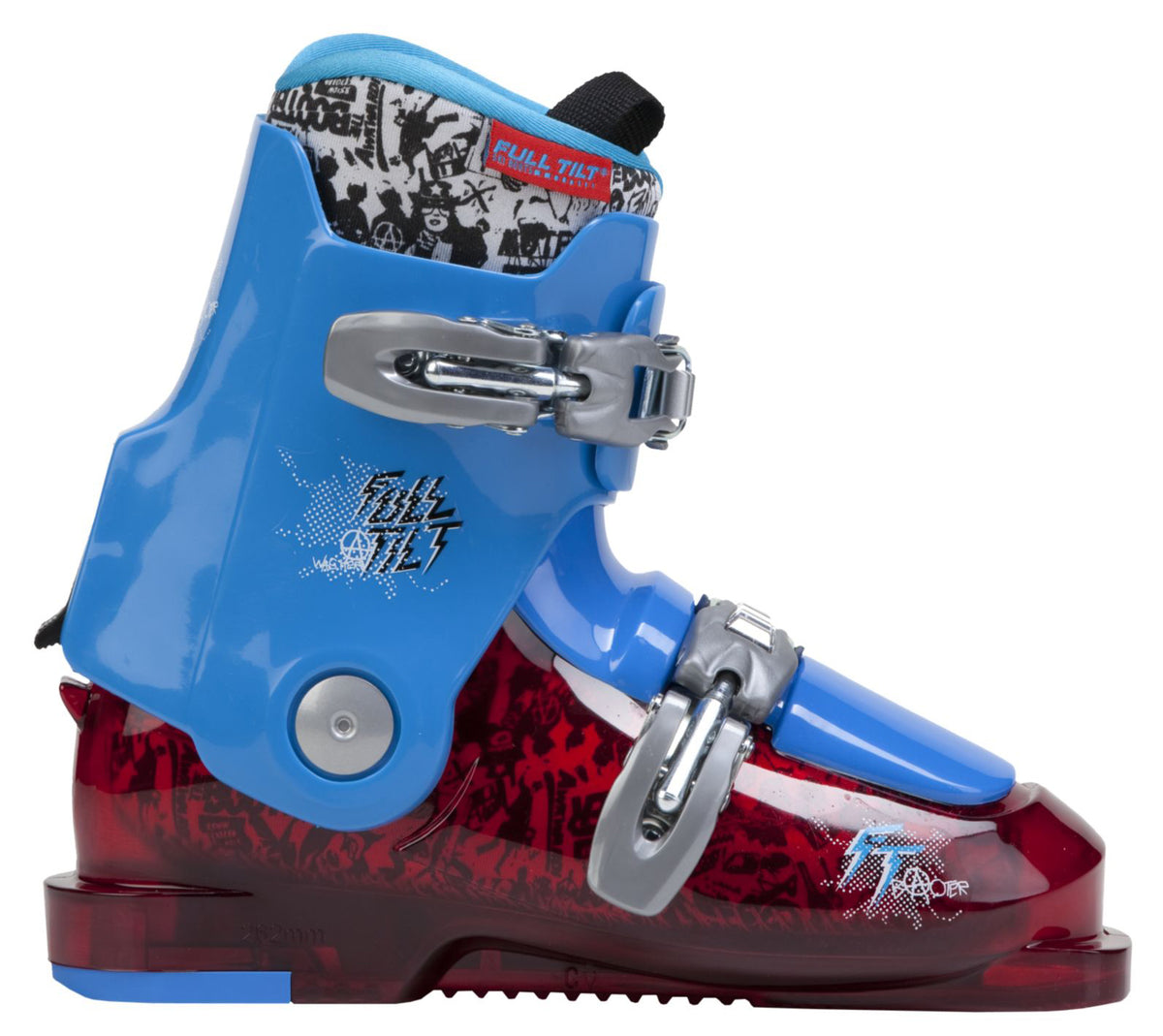 Full Tilt Booter Jr Ski Boots - Youth - Boy's 2012 Clear Red/Blue