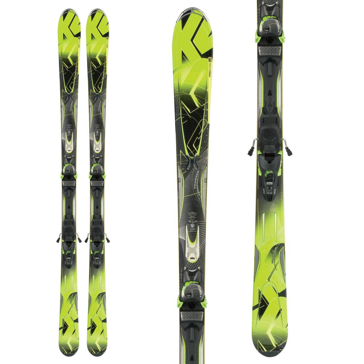 K2 A.M.P. Charger Skis + MX 14.0 Bindings 2012