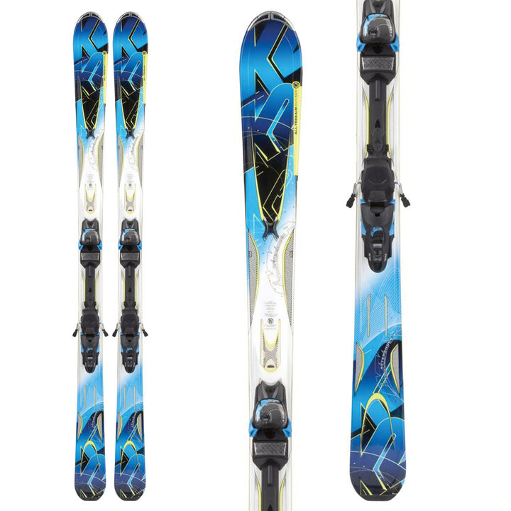 K2 A.M.P. Aftershock Skis + MX 14.0 Bindings 2012