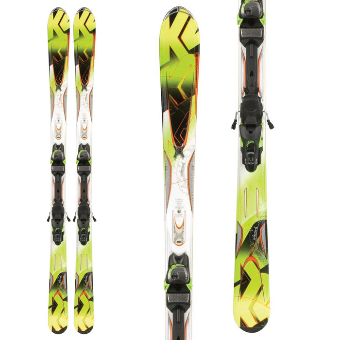 K2 A.M.P. Rictor Skis + Marker MX 12.0 Bindings 2012