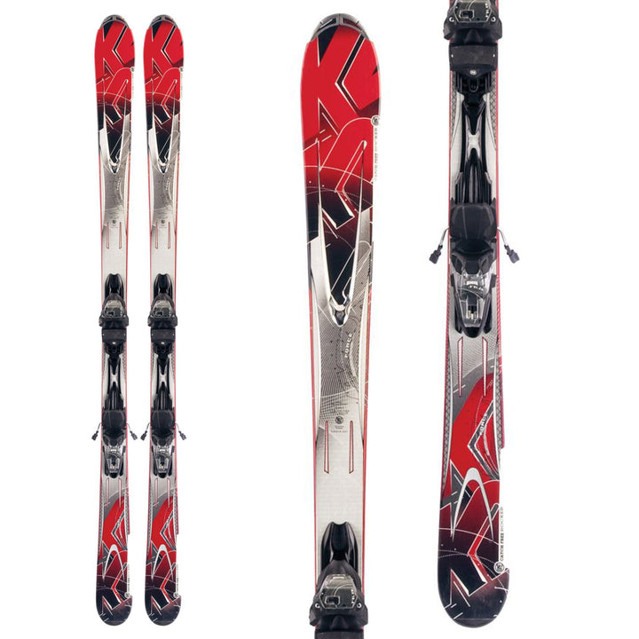 K2 A.M.P. Force Skis + Marker M3 10.0 Bindings 2012