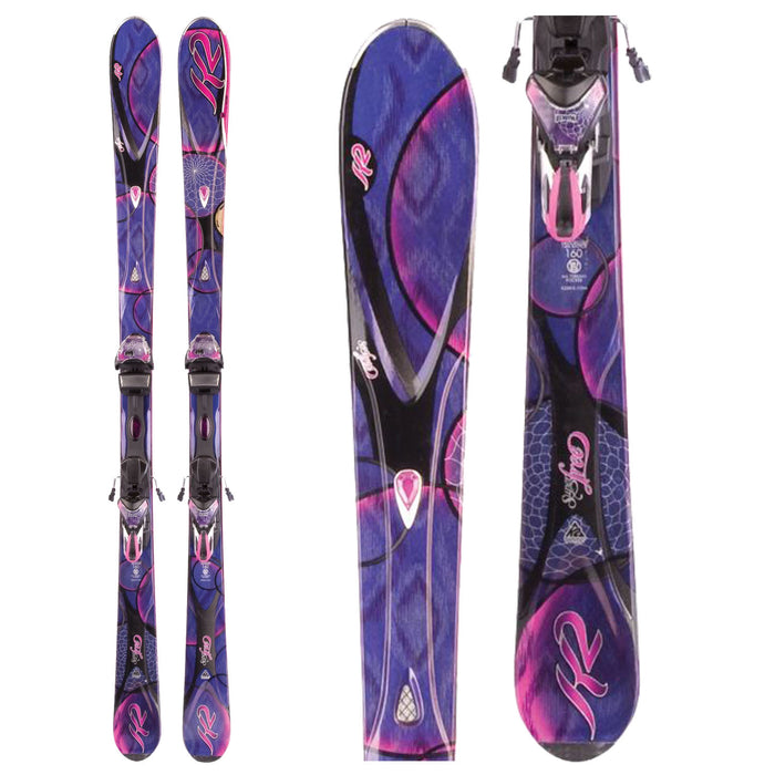 K2 SuperFree Skis + Marker ERS 11.0 TC Bindings - Women's 2012