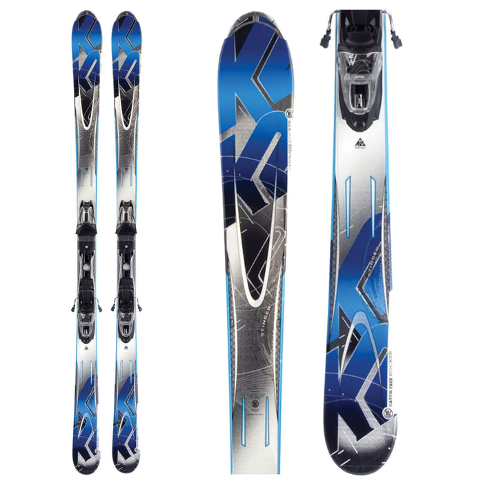 K2 A.M.P. Stinger Skis + Marker M2 10.0 Bindings 2012