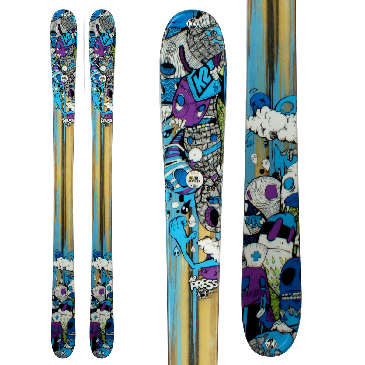 K2 Press Skis 2012