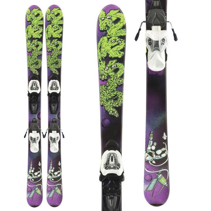 K2 Indy Skis + FasTrack2 4.5 Bindings - Youth  2012
