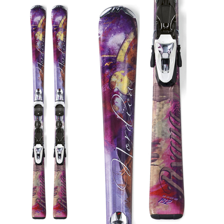 Nordica Axana Violet Skis + N Sport XCT Bindings - Women's 2012
