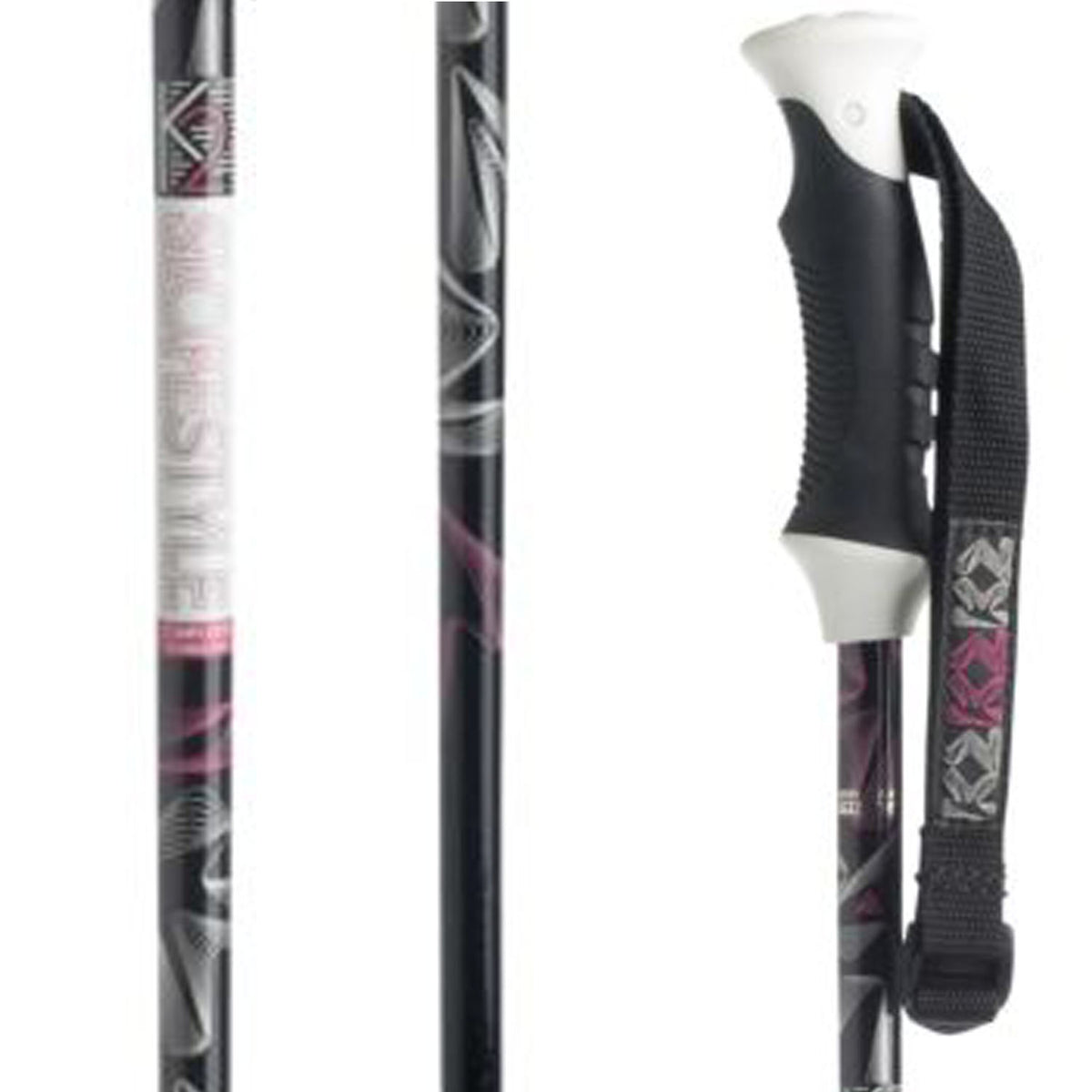 K2 SlopeStyle - Women's Ski Poles 2012 Polygon Black