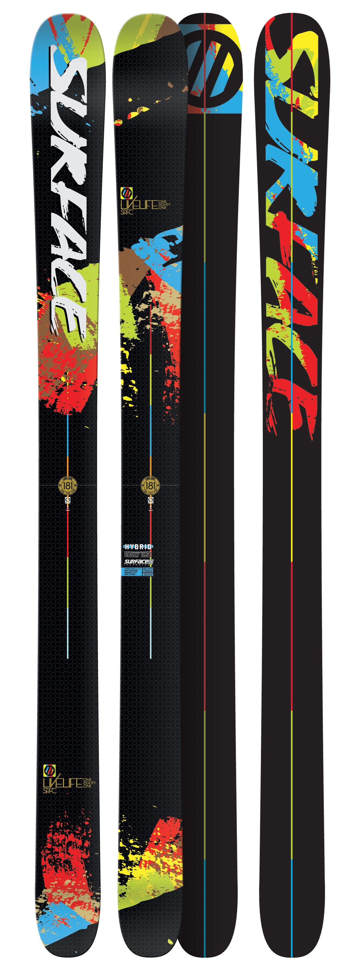 Surface Live Life Skis 2012
