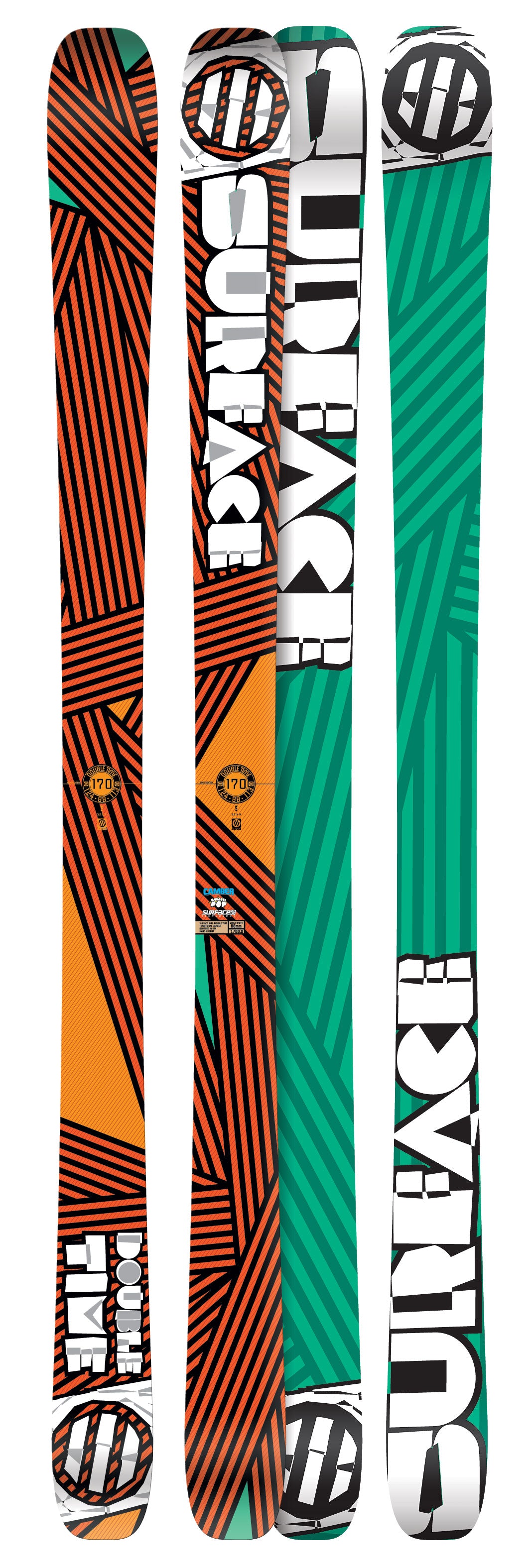 Surface Double Time Skis 2012