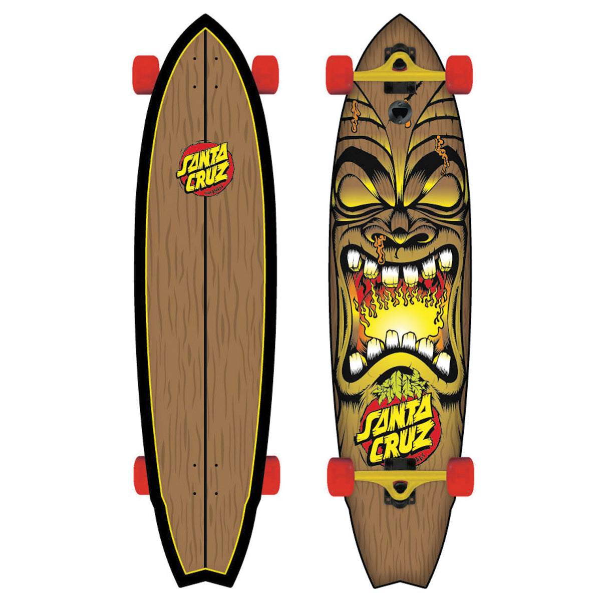 Santa Cruz Big Wave Tiki Shark Longboard Complete