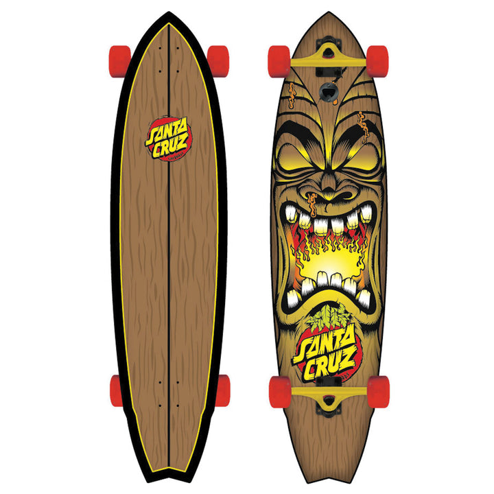 Santa Cruz Big Wave Tiki Shark Longboard Complete