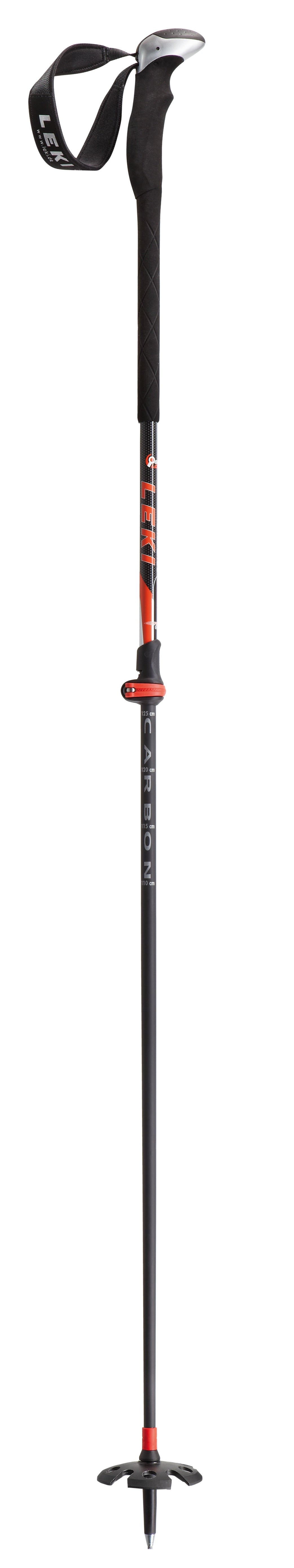 Leki Aergonlite II Carbon Speedlock  Ski Poles 2012 Black/Red