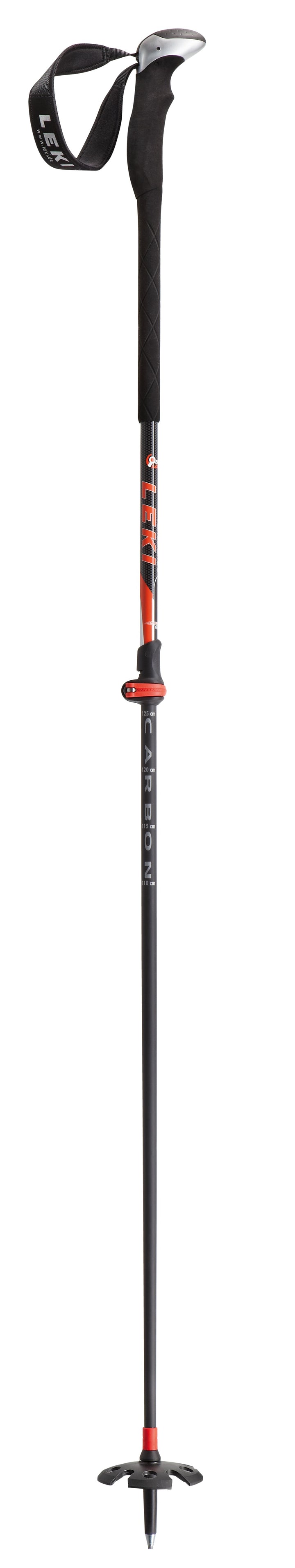 Leki Aergonlite II Carbon Speedlock  Ski Poles 2012 Black/Red