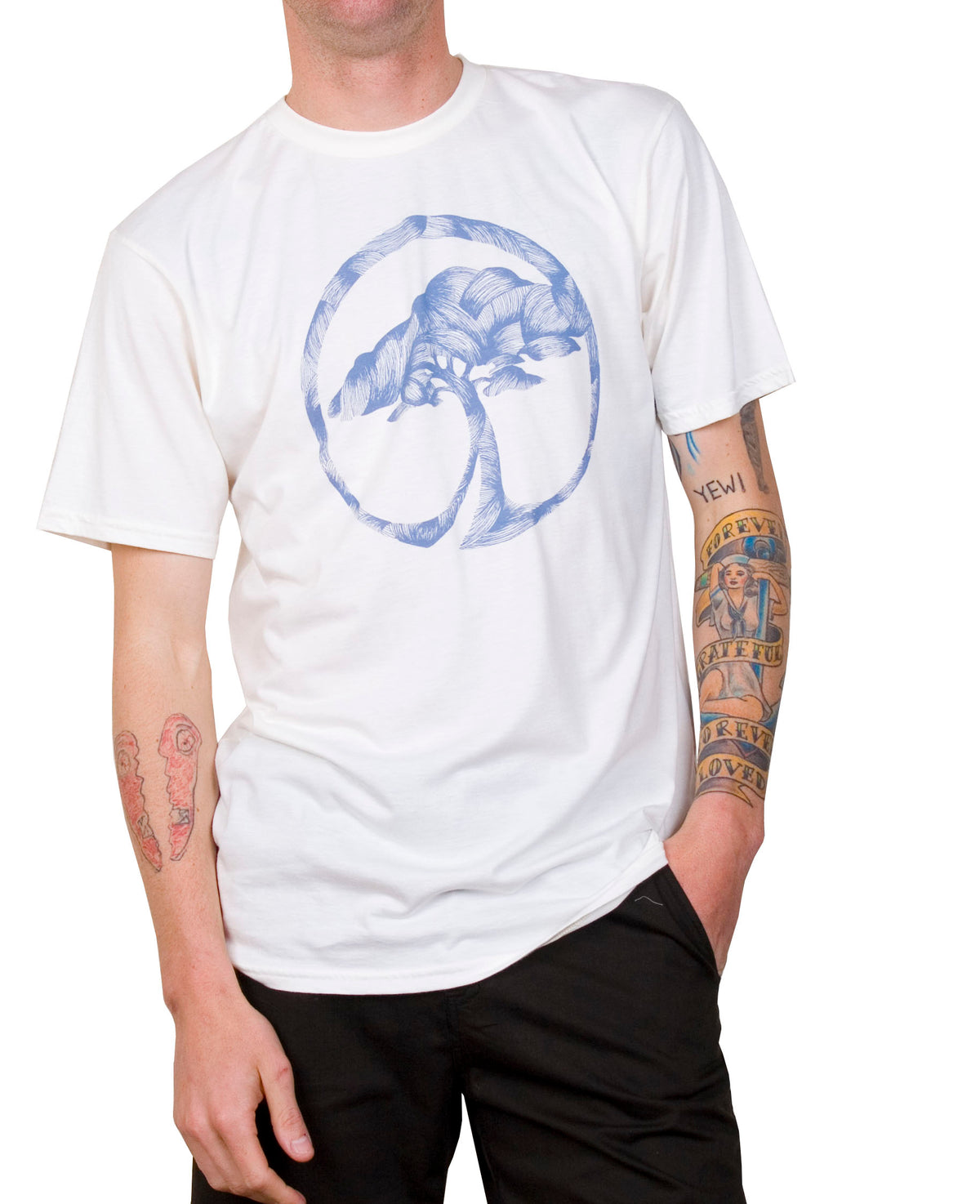 Arbor Knotted Bamboo T-Shirt Bone