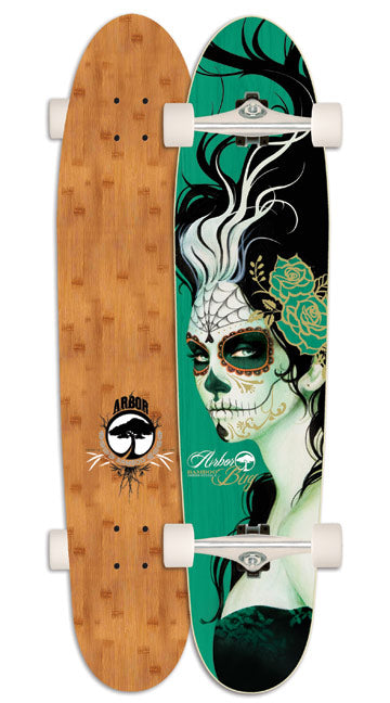 Arbor Bug Bamboo Longboard Complete