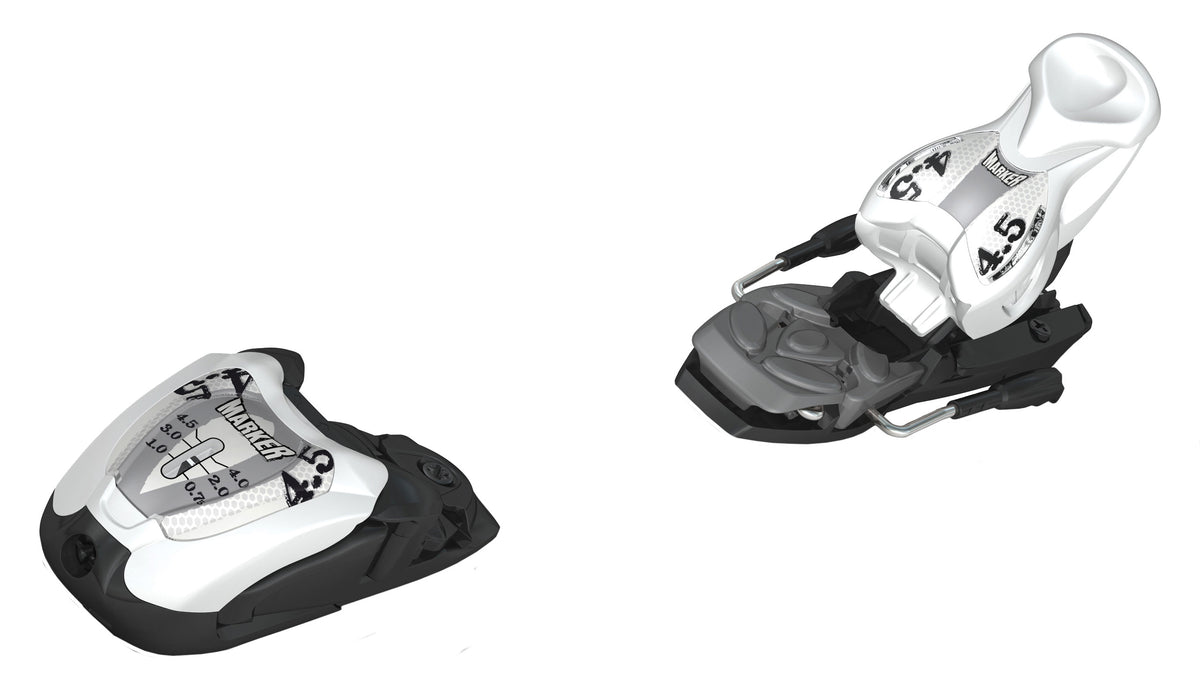 Marker M4.5 EPS Ski Bindings (74mm Brakes) - Youth 2012 White/Black