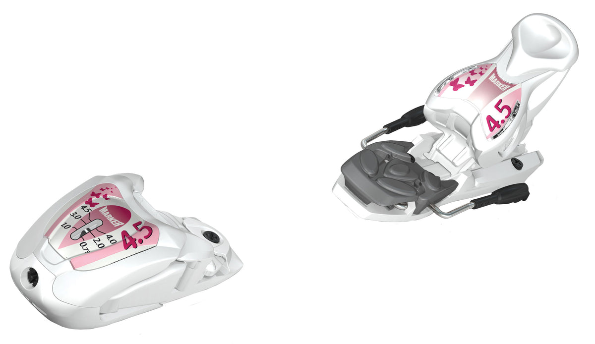 Marker M4.5 EPS Attiva Ski Bindings (74mm Brakes) - Youth 2012 White/White