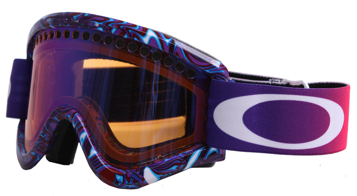 Oakley Grenade Signature Series Pro Frame Goggles Purple/HI Persimmon