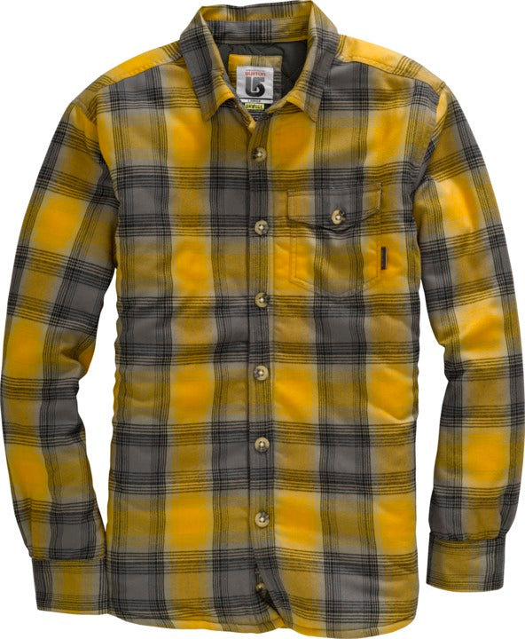 Burton Windsor Quilted Flannel Shirt Smog Hollywood Plaid