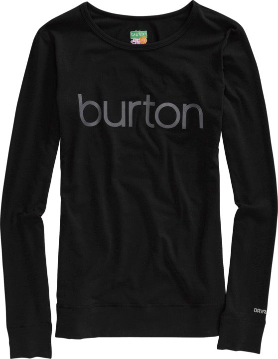 Burton Midweight Crew Shirt - Women's True Black