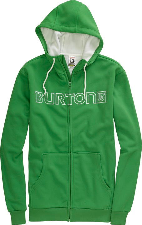 Burton Bonded Zip Hoodie Astro Turf