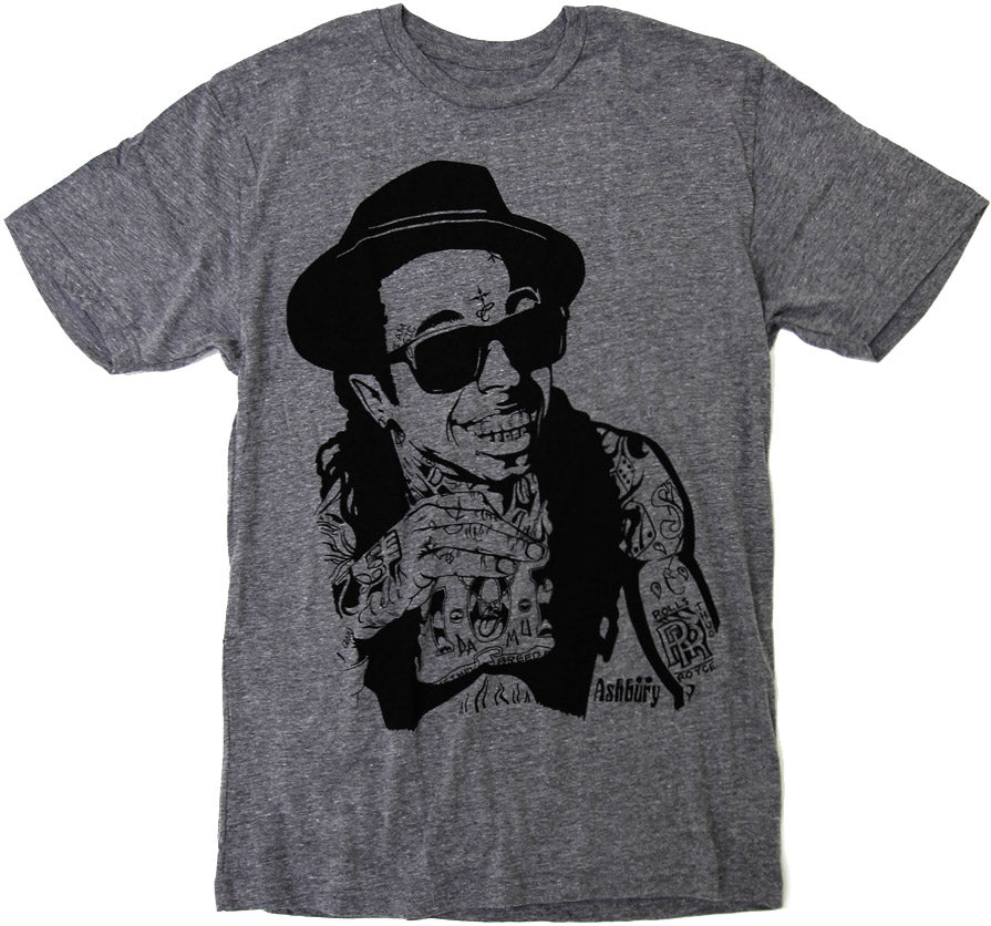 Ashbury Young Money T Shirt Heather Grey