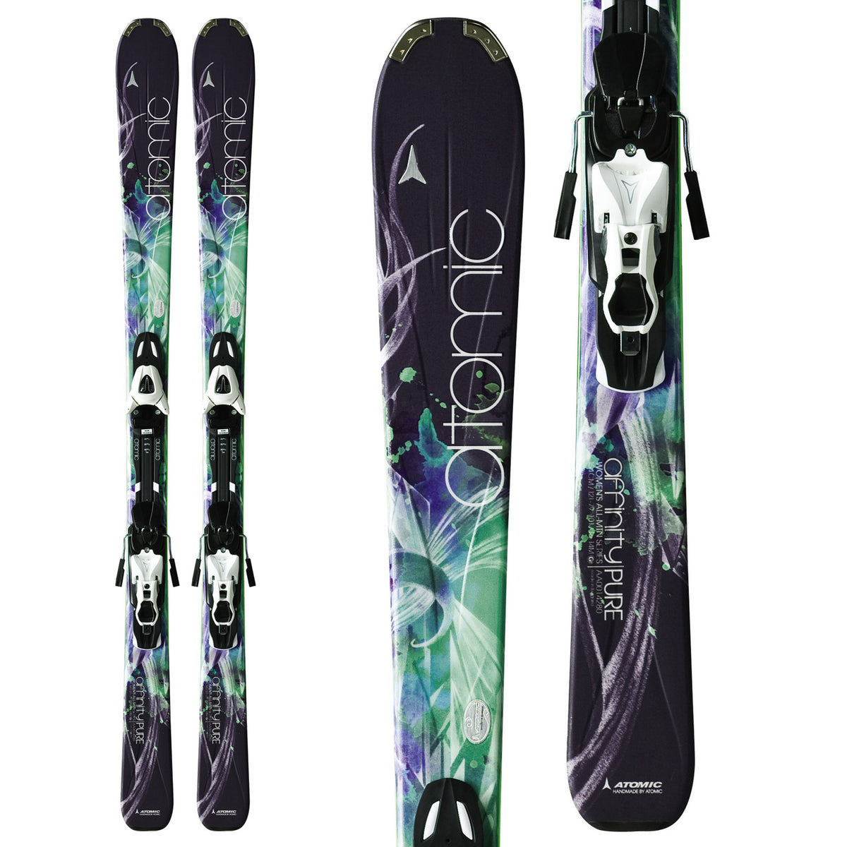 Atomic Affinity Pure Skis + XTO 10 Lady Bindings - Women's 2012