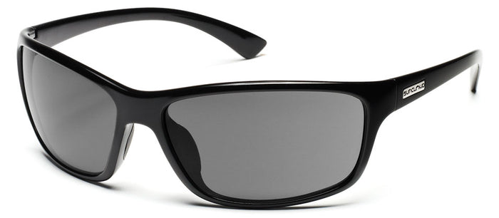 Suncloud Sentry Sunglasses Black/Gray Polarized Polycarbonate