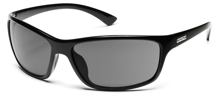 Suncloud Sentry Sunglasses Black/Gray Polarized Polycarbonate