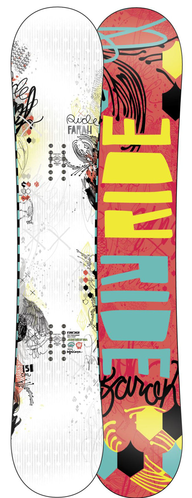 Ride Farah Snowboard - Women's 2012