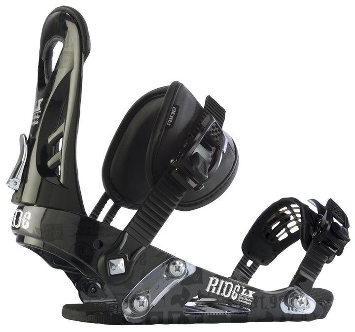 Ride LX Snowboard Bindings 2012 Black