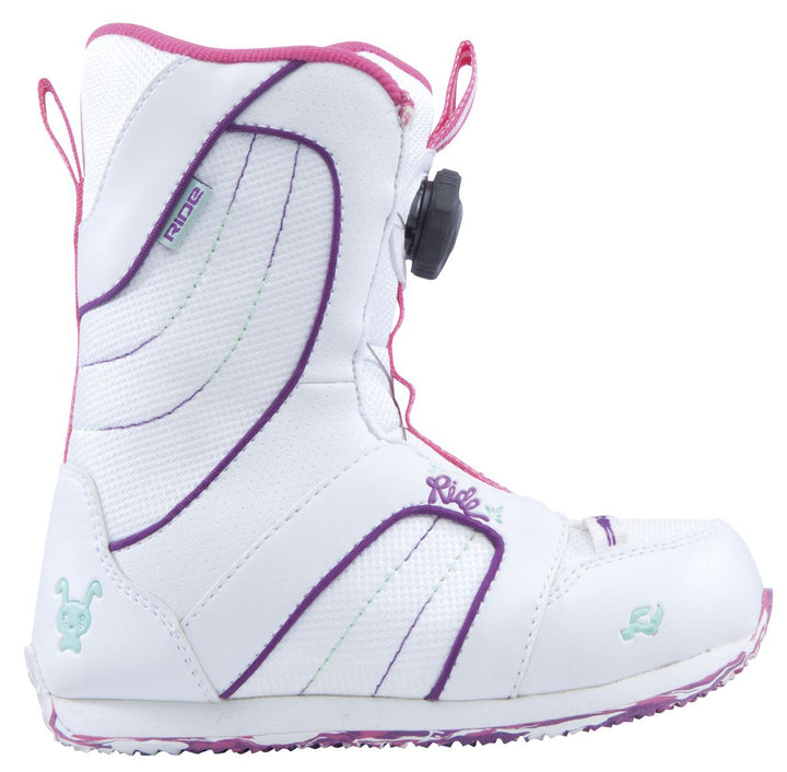 Ride Sparkle BOA Snowboard Boots - Girl's 2012 White