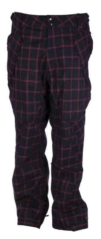 Ride Phinney Pants Black Window Pane Plaid