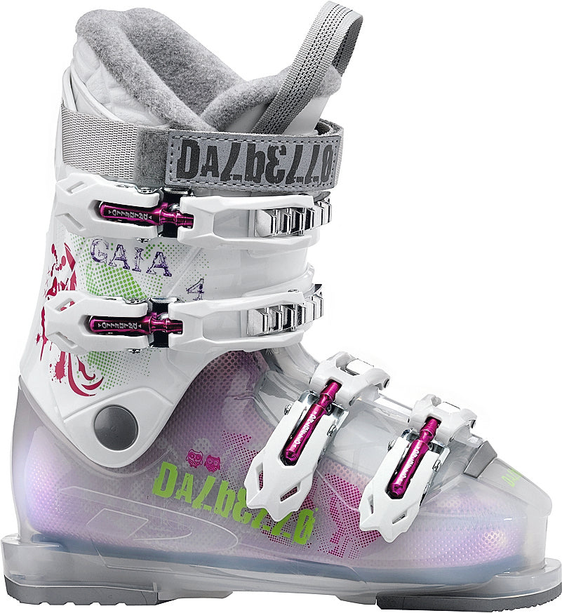 Dalbello Gaia 4 Ski Boots - Girl's 2012 Transparent/White/Pink