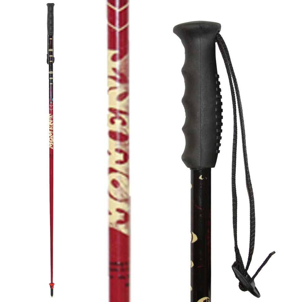 Moment Ghost Ski Poles 2012 Red/Black