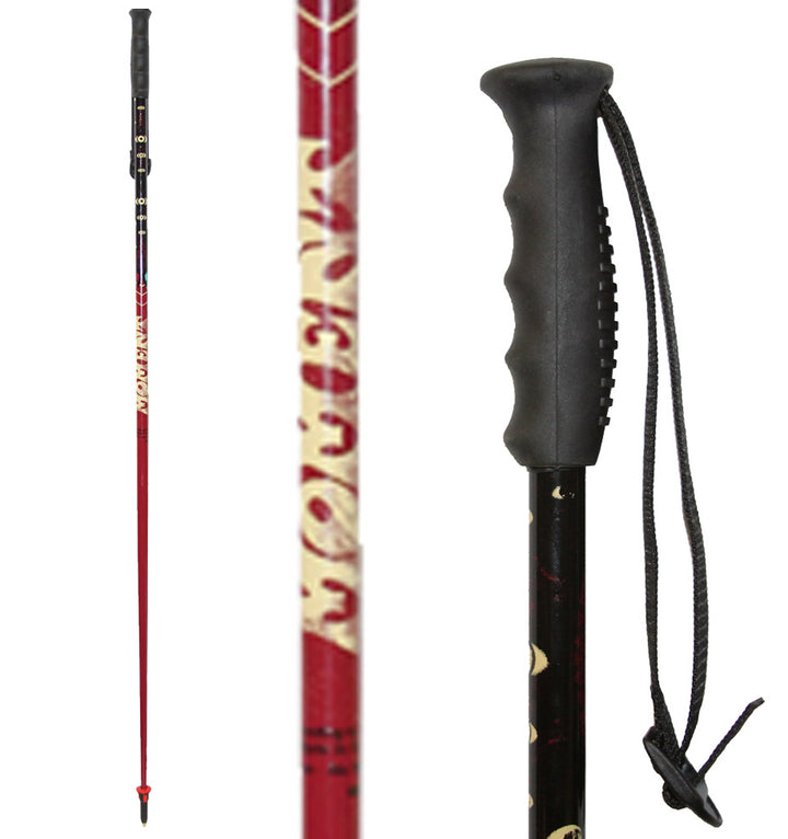 Moment Ghost Ski Poles 2012 Red/Black