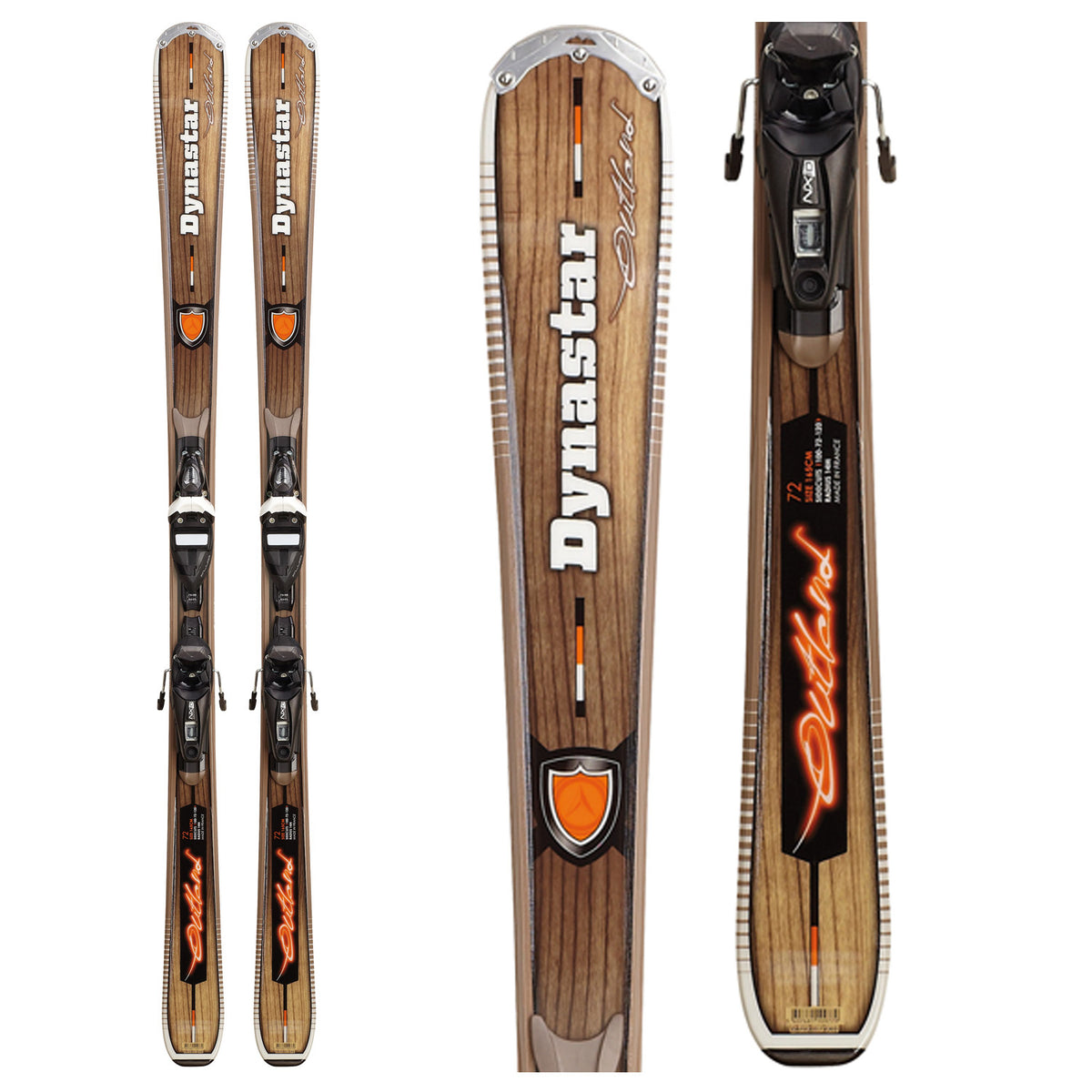 Dynastar Outland 72 Skis + NX 10 FL Bindings 2012