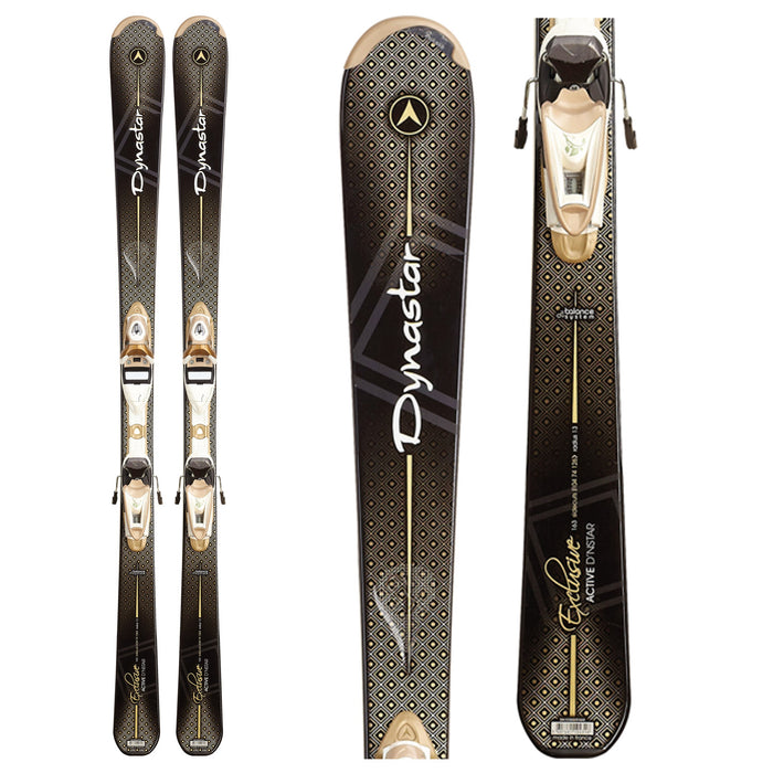Dynastar Exclusive Active D'N Star Skis + Nova Exclusive AFC Fluid Bindings - Women's 2012