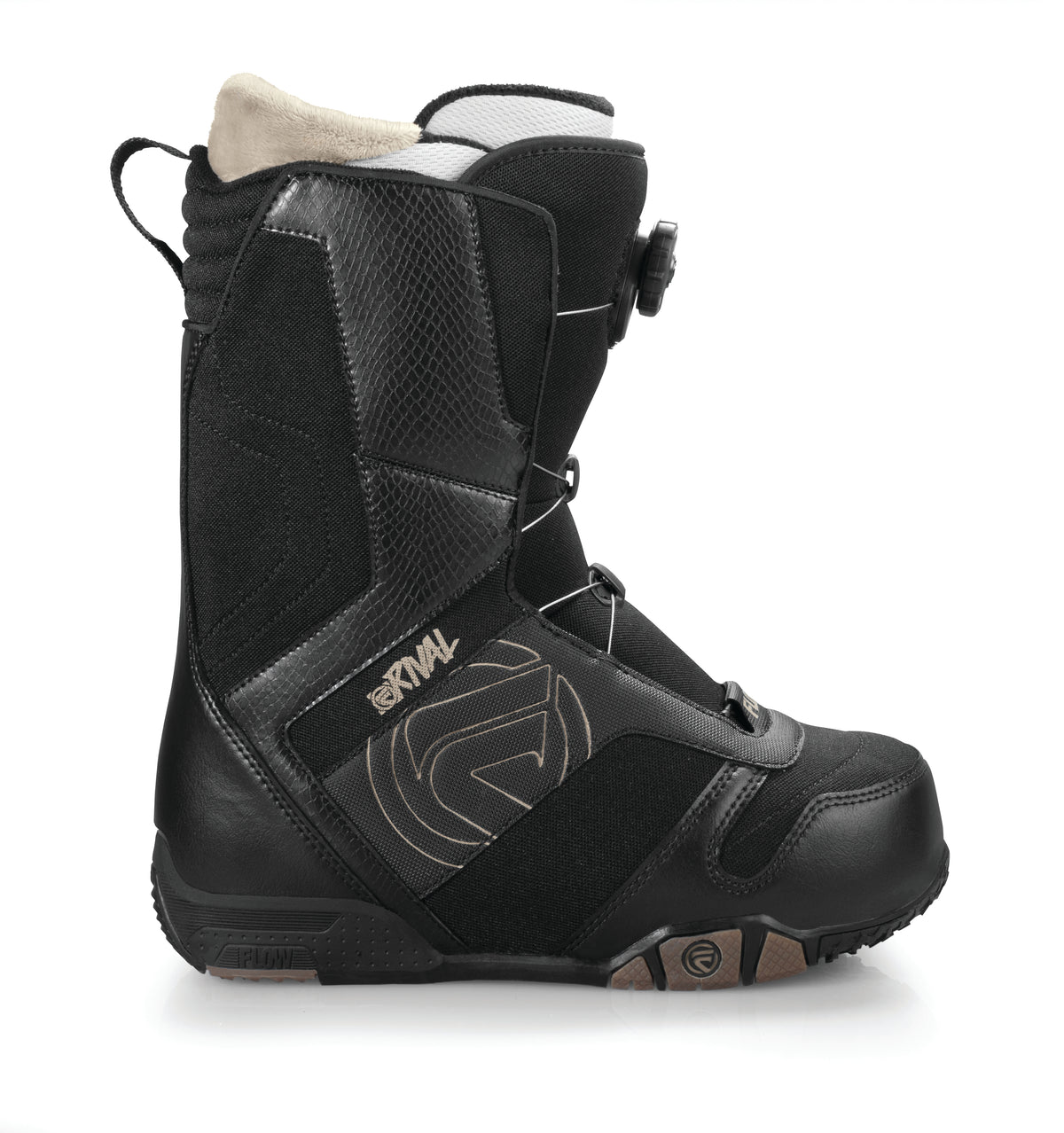 Flow Rival Boa Coiler Snowboard Boots 2012 Black