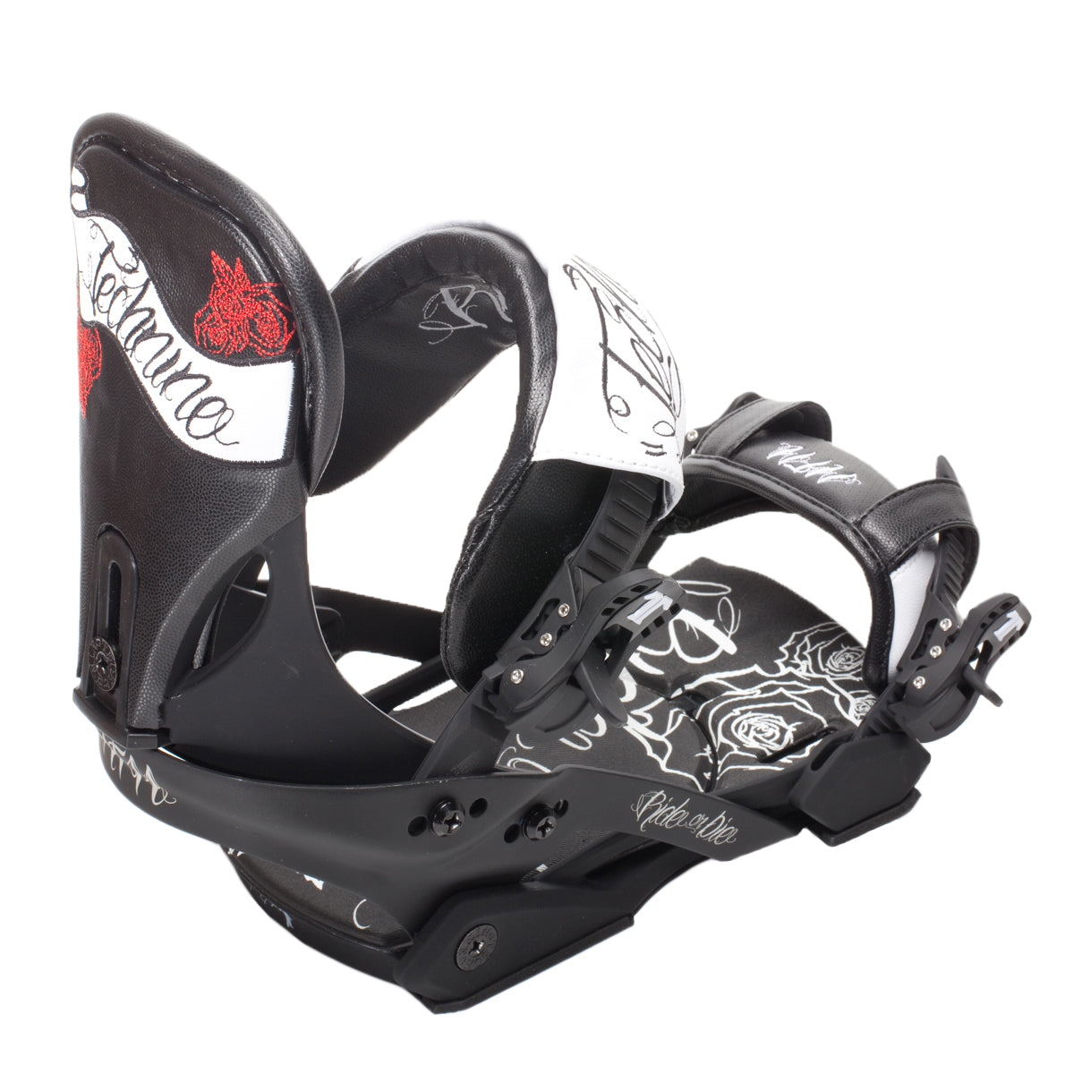 Tech Nine MFM Pro Snowboard Bindings 2012 Black Tattoo